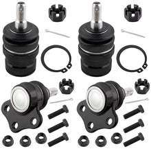 BOXI 4pcs Front Upper & Lower Ball Joints Fit for Dodge Dakota 1997 1998 1999 4WD
