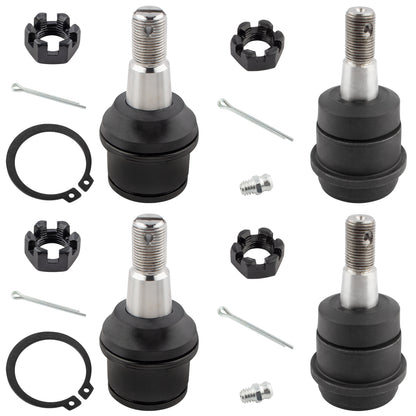 BOXI (Set of 4) Front Upper & Lower Ball Joints Kit Fit for Dodge Ram 2500 4WD; Models with DANA 60