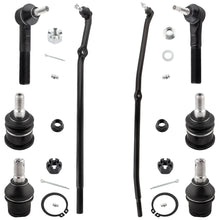 BOXI (Set of 8) Front Inner & Outer Tie Rod Ends + Upper & Lower Ball Joints Fit for Dodge Ram 1500
