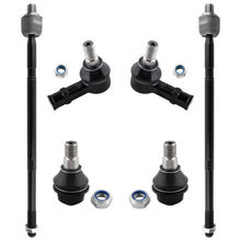 BOXI (Set of 6) Front Inner & Outer Tie Rod Ends Lower Ball Joints Fit for Dodge Sprinter 2500 3500