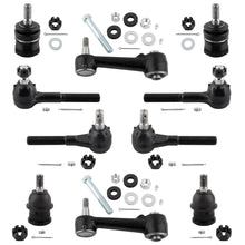 BOXI (Set of 10) Front Inner & Outer Tie Rods + Upper & Lower Ball Joints + Idler Arms Kit Fit
