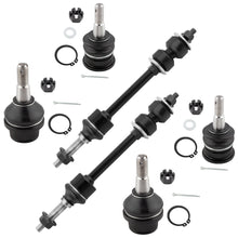 BOXI 6pcs Front Upper & Lower Ball Joints Sway Bar Links Fit for Dodge Ram 1500 2006-2010 RWD
