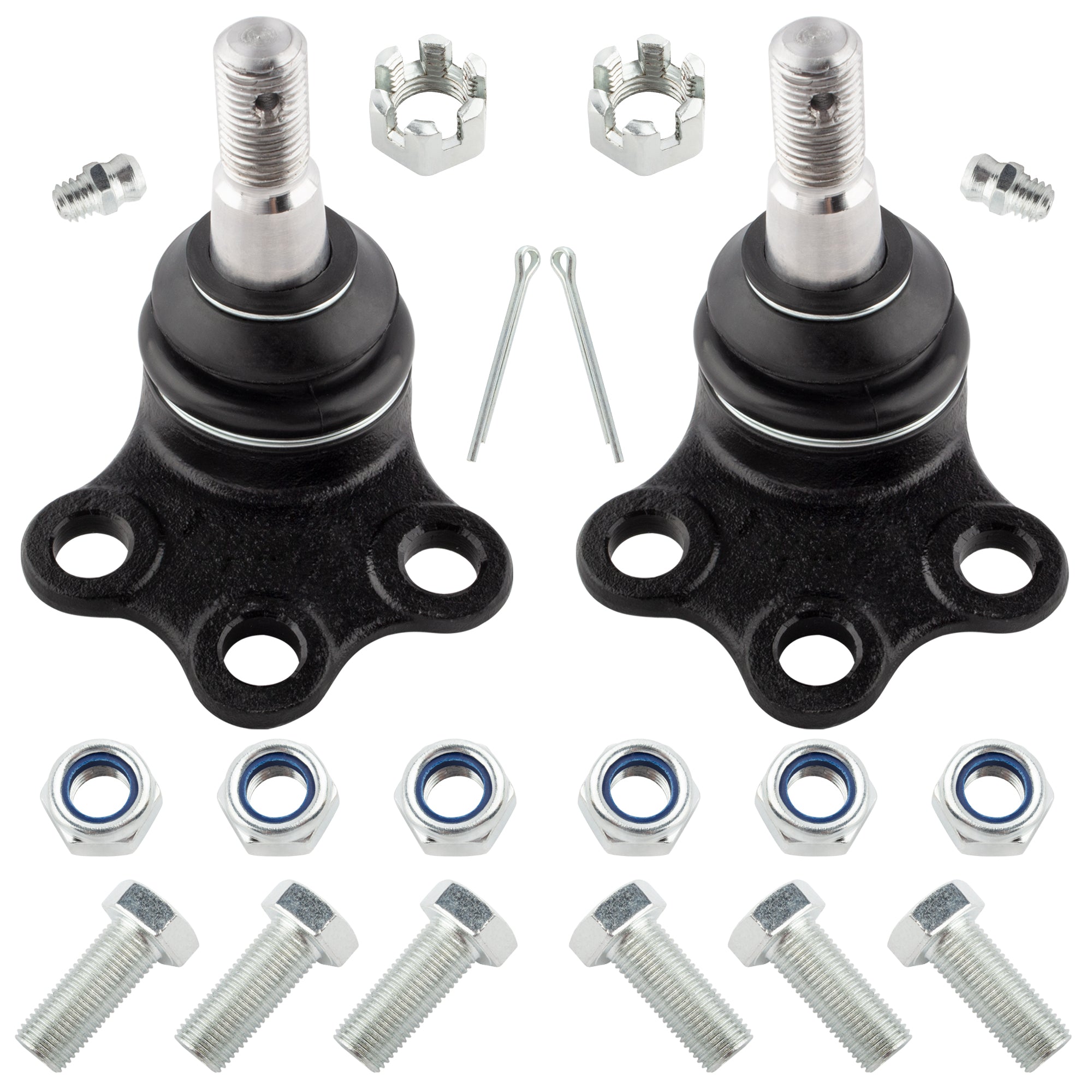BOXI 2pcs Front Upper Ball Joint Set Fit for Dodge Ram 1500 2000-2001