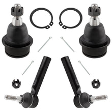 BOXI 4pcs Front lower Ball Joints Outer Tie Rods Fit for Chrysler Sebring 2007-2010