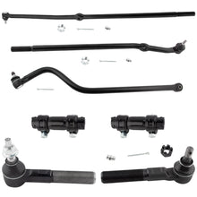 BOXI (Set of 7) 4WD Front Inner Outer Tie Rods + Adjustment Sleeves + Track Bar Fit for Dodge Ram