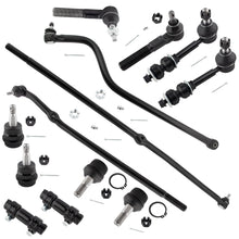 BOXI (Set of 13) 4WD Front Tie Rods + Adjustment Sleeves + Sway Bars + Ball Joints + Track Bar