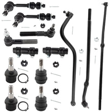 BOXI (Set of 13) Front Suspension Kit 4WD Ball Joints Tierods Sway Bars Track Bar Fit for Dodge Ram