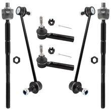 BOXI 6pcs Front Sway Bars Inner Outer Tie Rods Fit for Dodge Journey 2009 2010 2011 2012 2013 2014