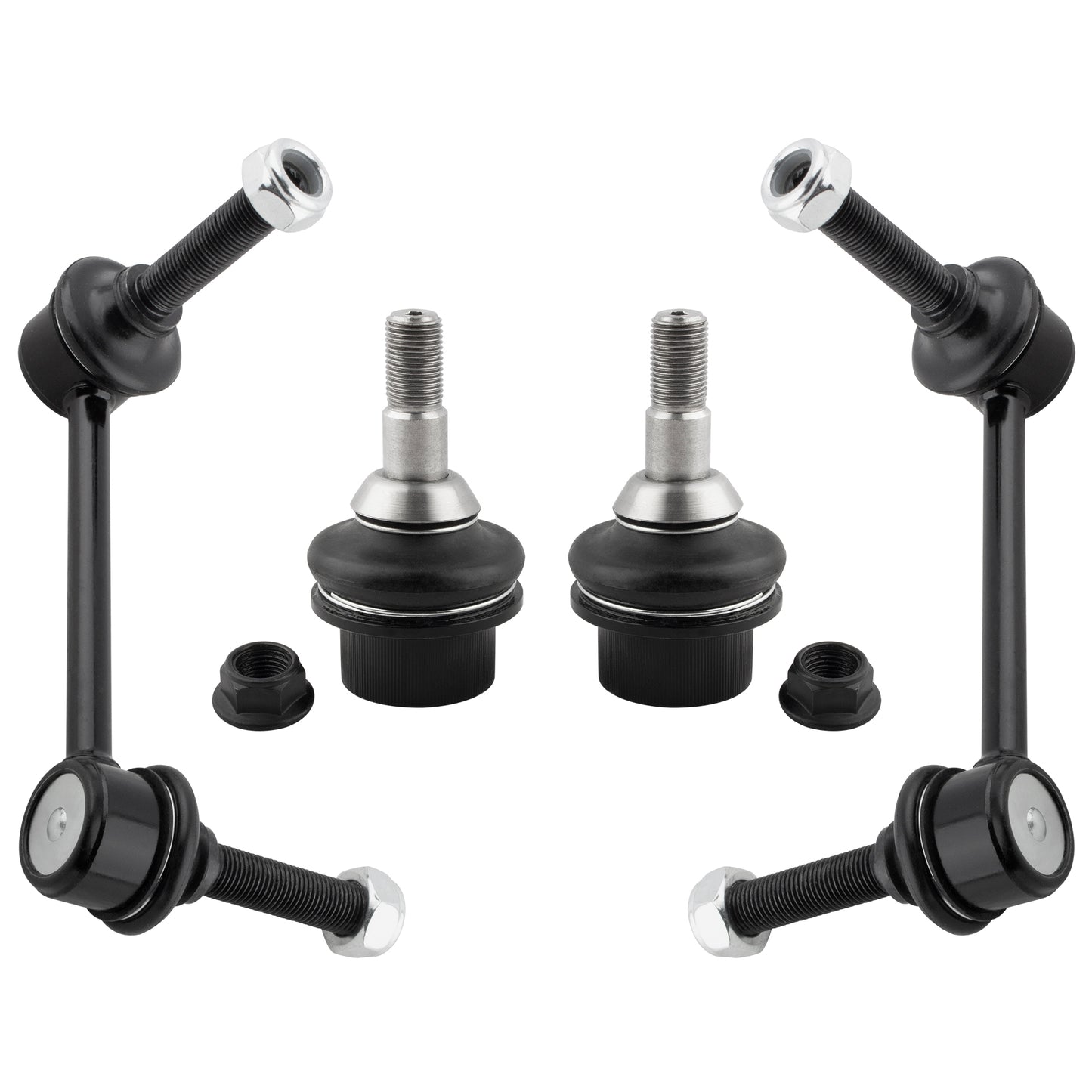 BOXI 4pcs Front Lower Ball Joints Sway Bar End Links Fit for Dodge Durango 2011 2012 2013 2014 2015