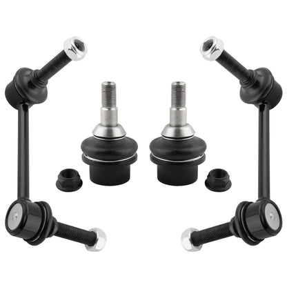 BOXI 4pcs Front Lower Ball Joints Sway Bar End Links Fit for Dodge Durango 2011 2012 2013 2014 2015