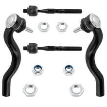 BOXI 4pcs Front Inner and Outer Tie Rods Fit for Dodge Durango 2011-2015