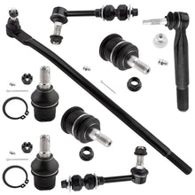 BOXI (Set of 8) Front Inner Outer Tie Rod Upper Lower Ball Joints Sway Bar End Links Fit for Dodge