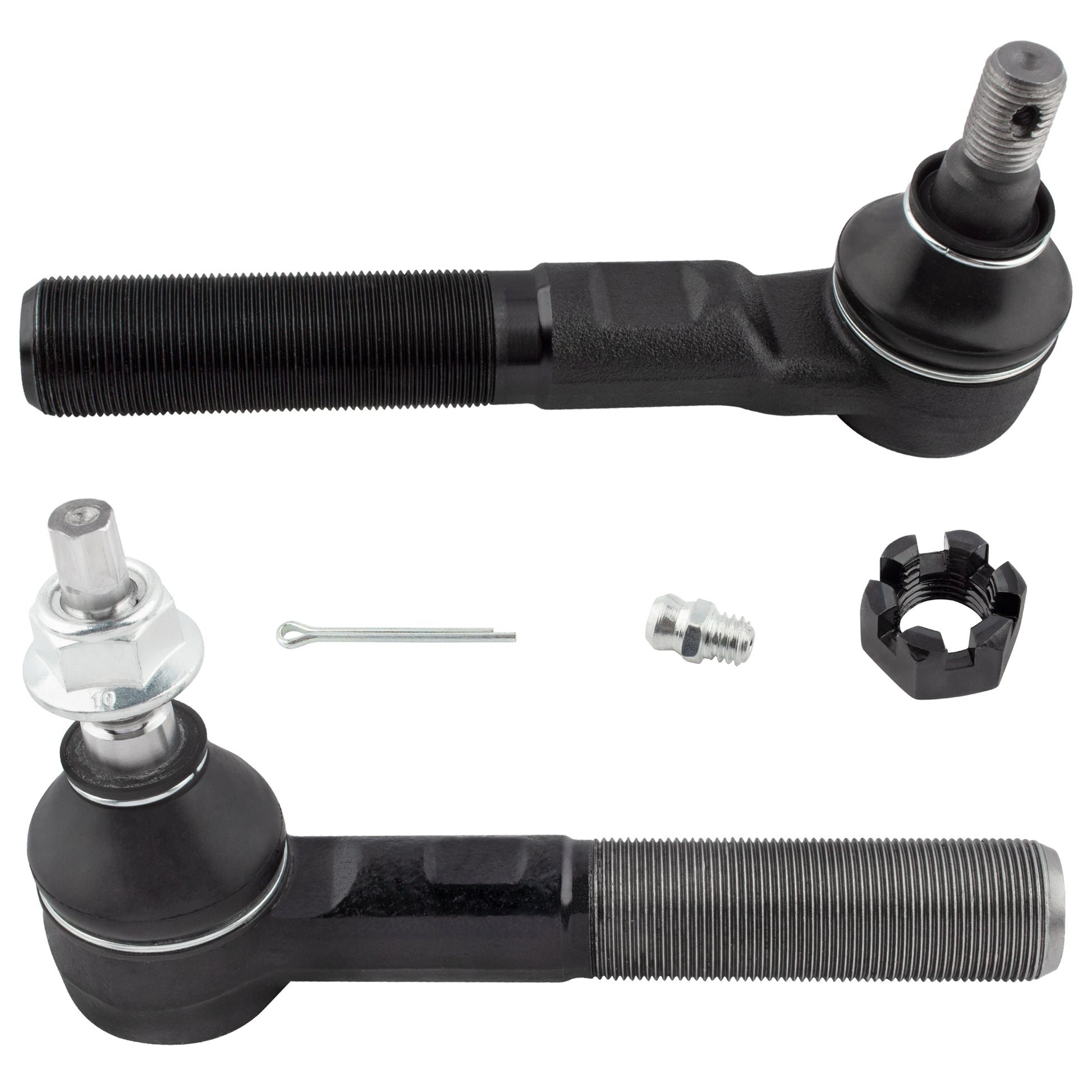 BOXI (Set of 4) Front Left Outer Tie Rod End + Front Right Inner Tie Rod End & Tie Rod Adjustment — product photo 2