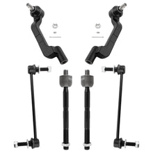 BOXI (Set of 6) Front Inner Outer Tie Rods Sway Bars Fit For Chrysler 300 2011 2012 2013 2014
