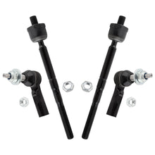 BOXI 4pcs Front Inner Outer Tie Rod Ends Fit for Dodge Durango 2004-2006