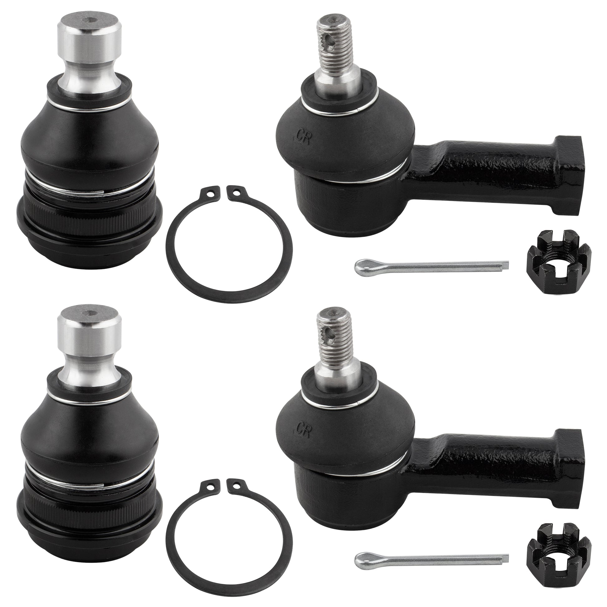 BOXI K7449 ES2347 Front Outer Tie Rod End Links + Lower Ball Joints Fit for Chrysler Sebring