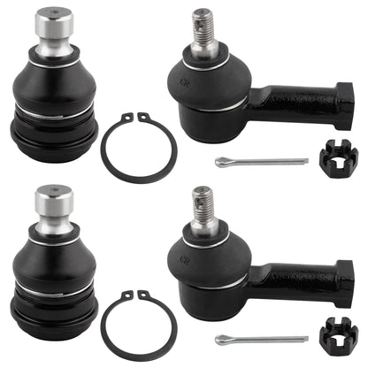 BOXI K7449 ES2347 Front Outer Tie Rod End Links + Lower Ball Joints Fit for Chrysler Sebring