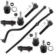 BOXI (Set of 10) Front Upper Lower Ball Joints Tie Rods Drag Link Track Bar Adjusting Sleeve