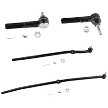 BOXI 4pcs Front Inner Outer Tie Rod Ends Fit for Dodge Ram 1500 2000-2001