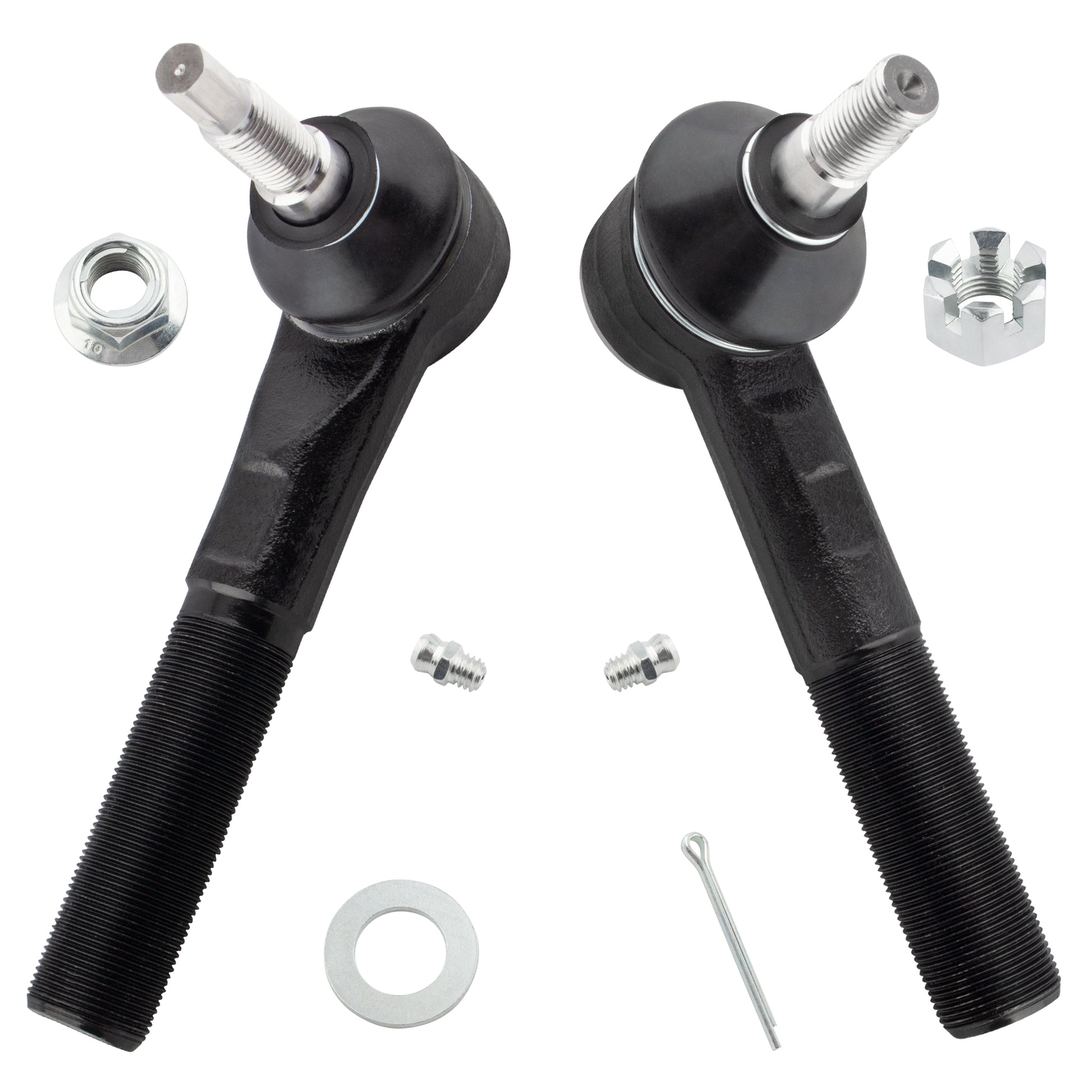 BOXI 4pcs Front Inner Outer Tie Rod Ends Kit Fit for Dodge Ram 1500 2006-2008 4WD — product photo 3