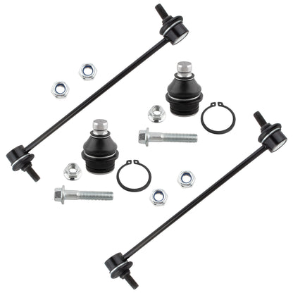 BOXI (Set of 4) Front Lower Ball Joints Sway Bars Fit for Dodge Caliber 2009 2010 2011 2012