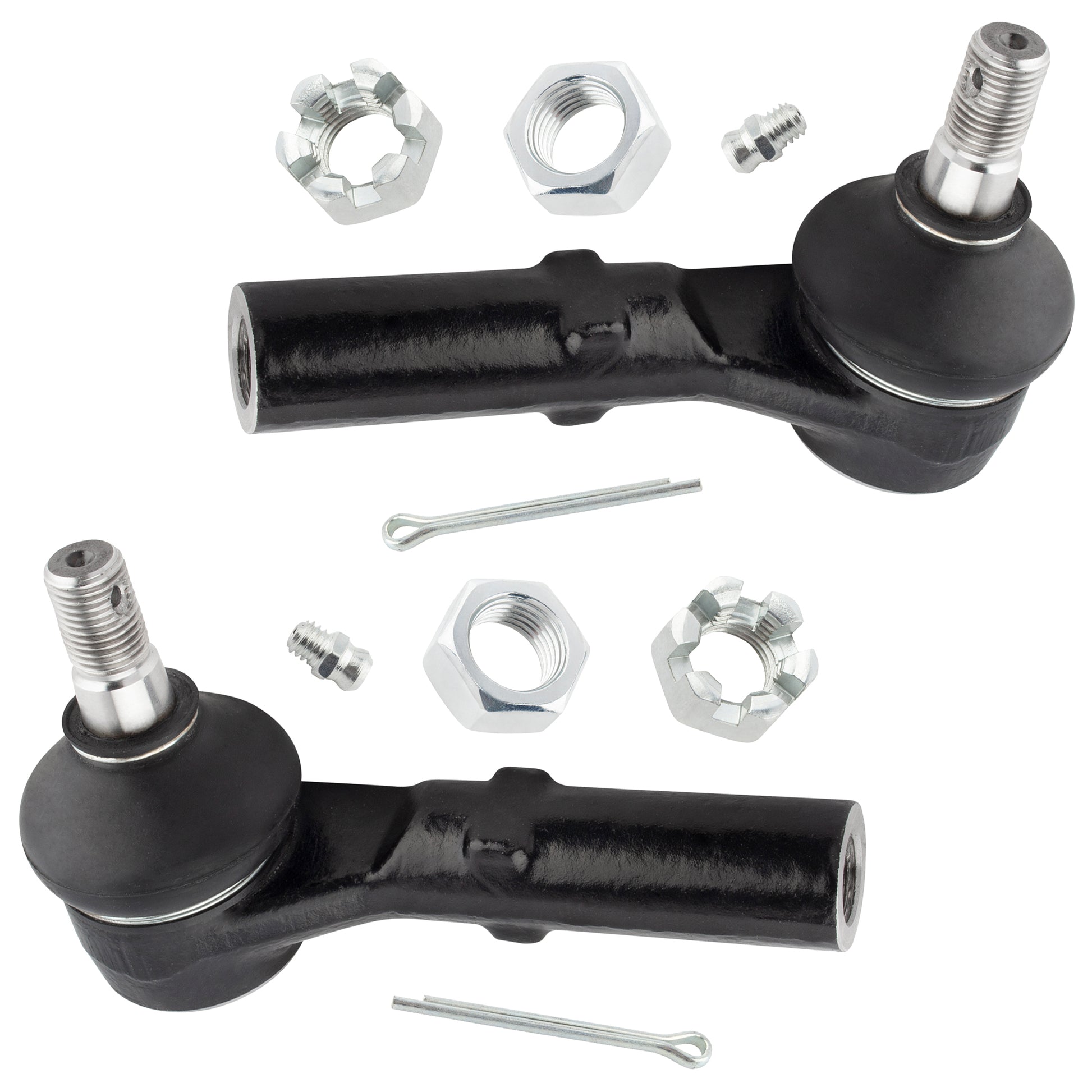 BOXI (Set of 4) 2x Front Inner Tie Rod End Links + 2x Front Outer Tie Rod End Links Fit for Dodge — product photo 3
