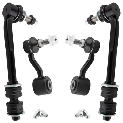 BOXI (Set of 4) 2x Front Stabilizer Sway Bar End Links + 2x Rear Sway Bar End Links Fit