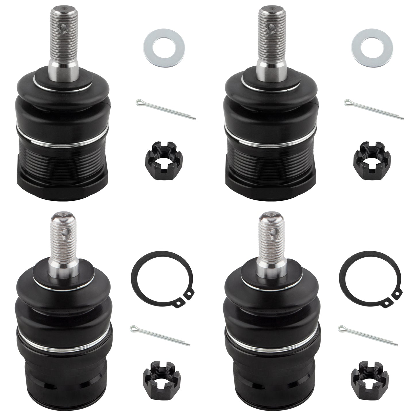 BOXI 4pc Front Lower Upper Ball Joints Assembly Fits for Dodge Dakota 1987 1988 1989 1990 1991 1992