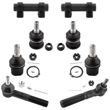 BOXI 8pc Front Ball Joints Tierods Pitman Arm Adjusting Sleeve Kit Fits for Dodge Ram 1500 2006-2008