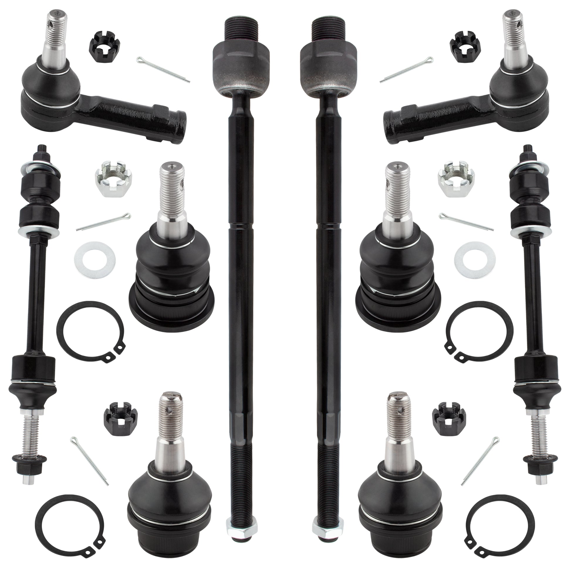 BOXI 10pc Complete Front Suspension Kit Fits Driver and Passenger Sides for Dodge Ram 1500 2006
