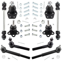 BOXI 10pc Front Tie Rods Ball Joints Sway Bar Links Kit Fits for Dodge Ram 2500