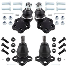 BOXI 4pc Front Upper and Lower Suspension Ball Joint Set Fit for Dodge Dakota 2000-2004 Durango