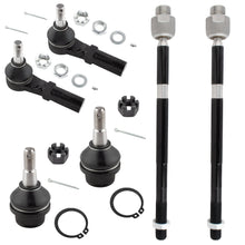 BOXI 6pc Front Tie Rod & Ball Joint Suspension Kit Fits for Dodge Ram 1500 2002 2003 2004 2005