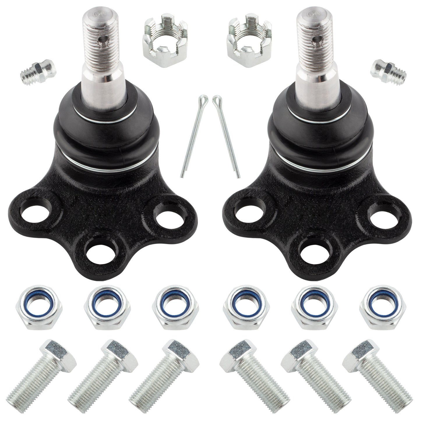 BOXI 6pc Front Upper Lower Ball Joints + Idler Arm + Pitman Arm Fit for Dodge Ram 1500 2000-2001 — product photo 2