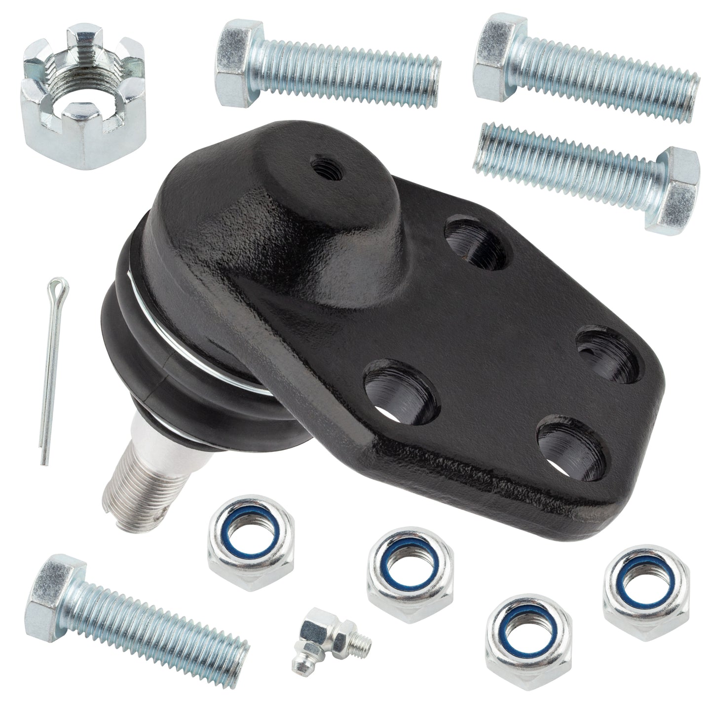 BOXI 6pc Front Upper Lower Ball Joints + Idler Arm + Pitman Arm Fit for Dodge Ram 1500 2000-2001 — product photo 4
