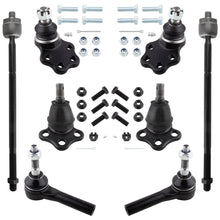 BOXI 8pc Front Tie Rods Ball Joints Fit for Dodge Dakota 2000-2004