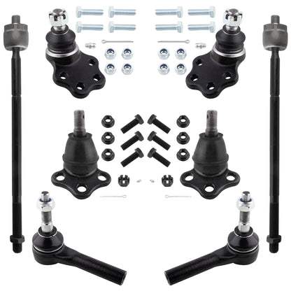 BOXI 8pc Front Tie Rods Ball Joints Fit for Dodge Dakota 2000-2004