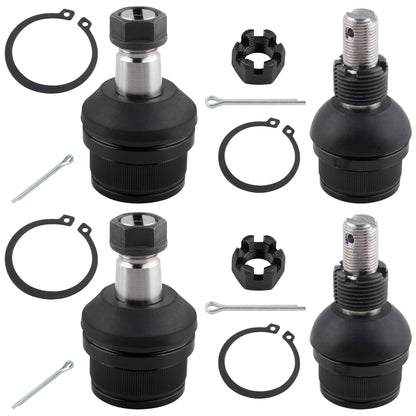 BOXI 4pcs Front Upper Lower Ball Joints Fits for Chevrolet K10