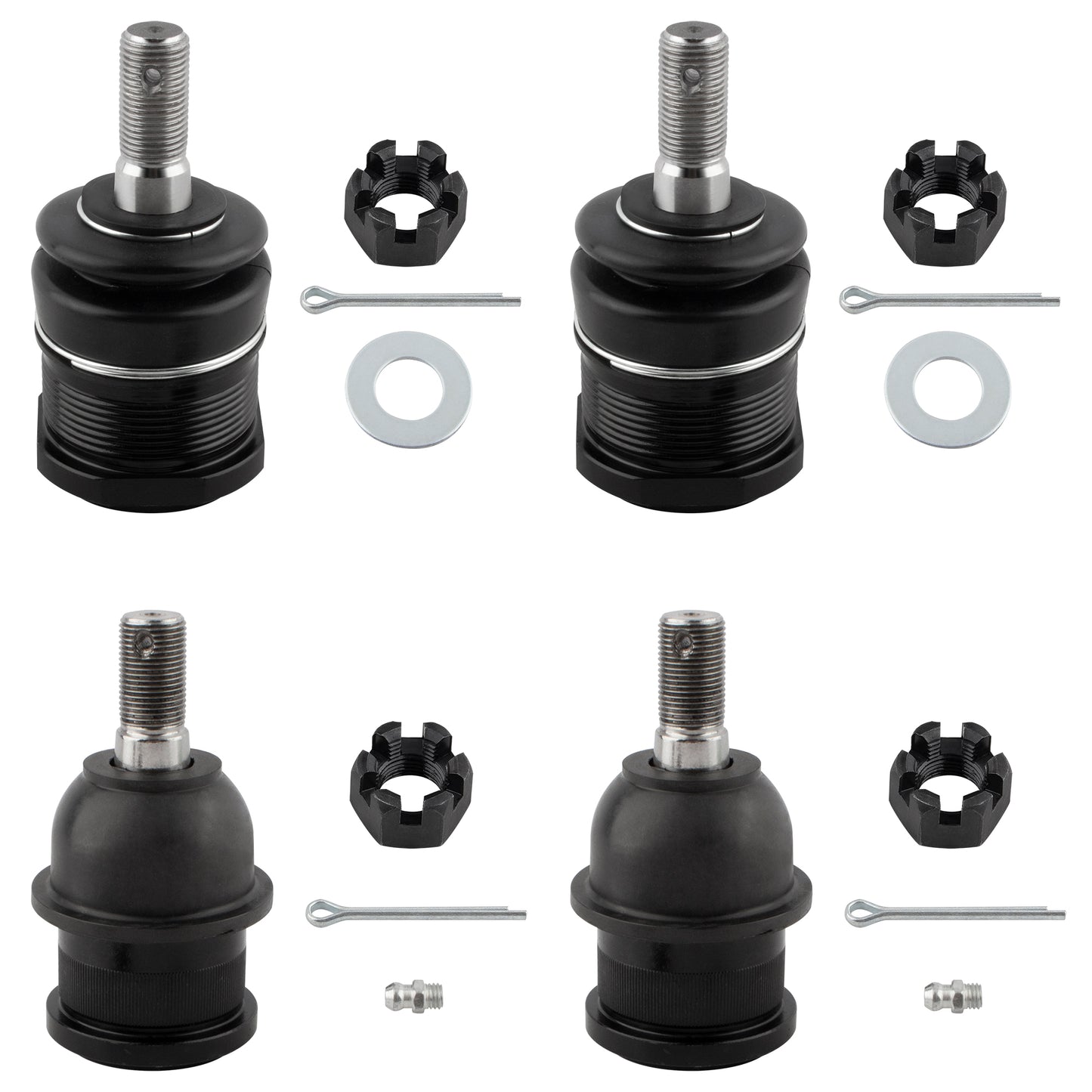 BOXI 4pc Front Suspension Ball Joint Set Fit for Dodge Ram 1500 Van 2001 2002 2003 2WD Models Only