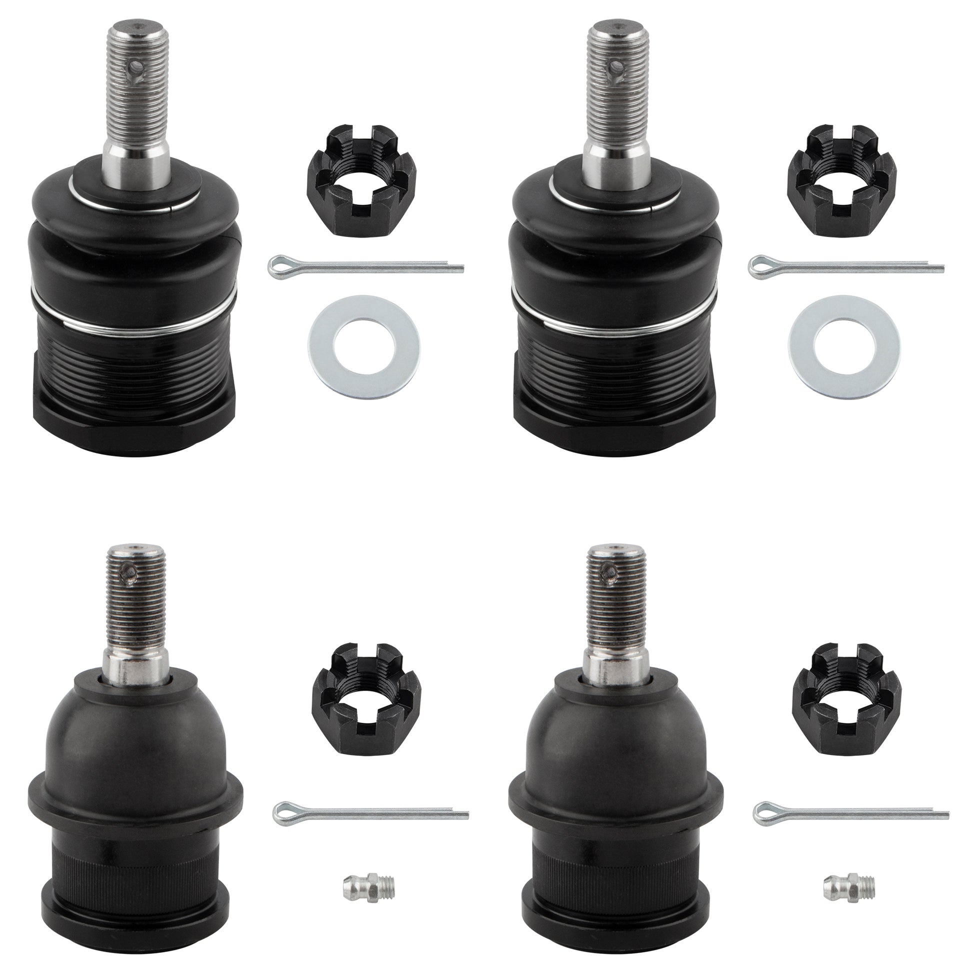 BOXI 4pc Front Suspension Ball Joint Set Fit for Dodge Ram 1500 Van 2001 2002 2003 2WD Models Only