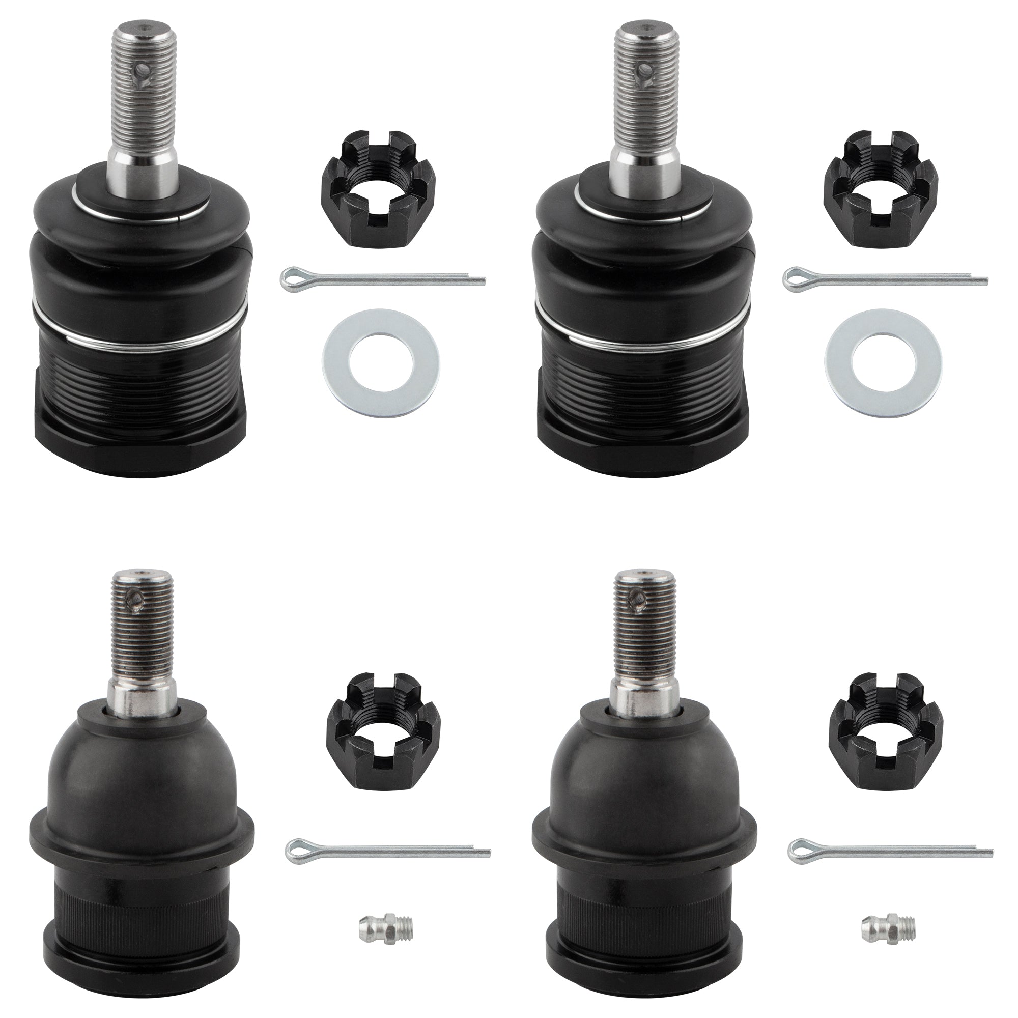 BOXI 4pc Front Suspension Ball Joint Set Fit for Dodge Ram 1500 Van 2001 2002 2003 2WD Models Only
