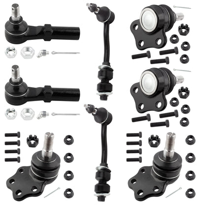 BOXI K7274 K7241 K7242 ES3399 Complete Sway Bars + Lower Ball Joints Suspension Kit Fits for Dodge