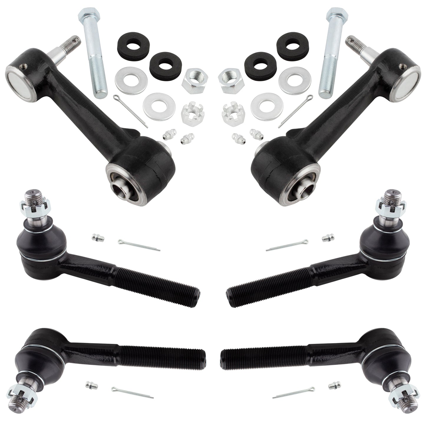 BOXI 6pc Complete Front Suspension Kit Fit for Dodge B150 B250 B350 1981-1994