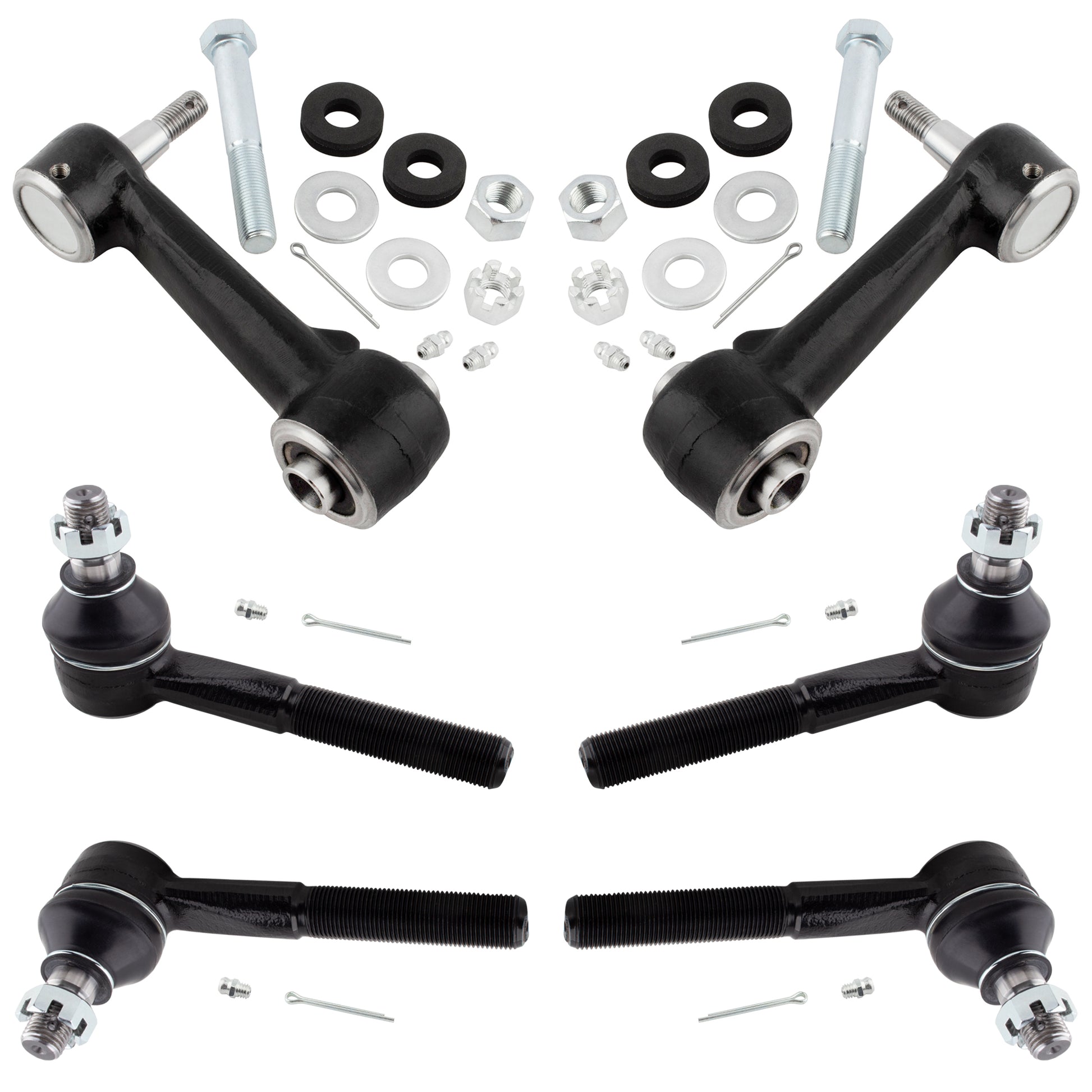 BOXI 6pc Complete Front Suspension Kit Fit for Dodge B150 B250 B350 1981-1994