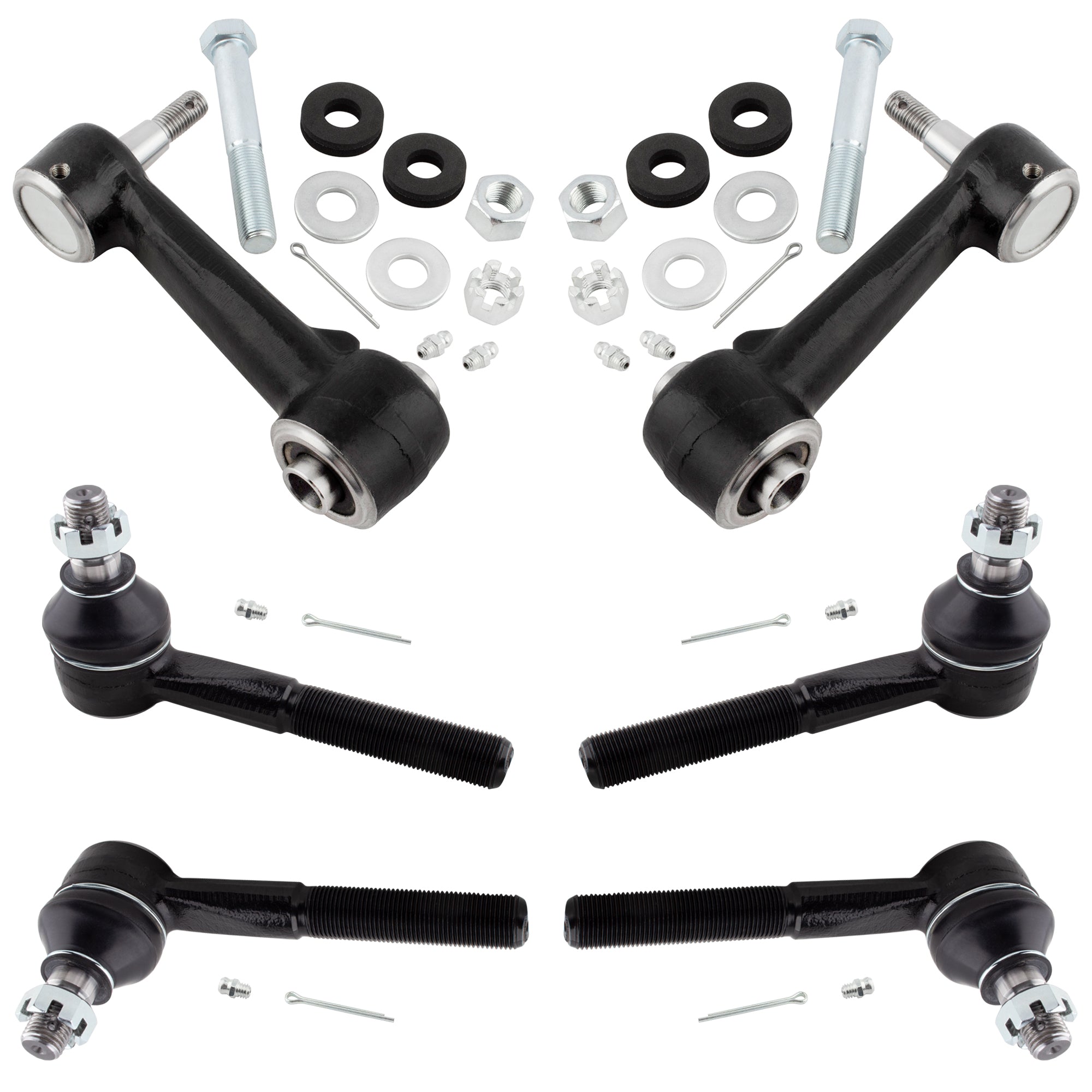 BOXI 6pc Complete Front Suspension Kit Fit for Dodge B150 B250 B350 1981-1994