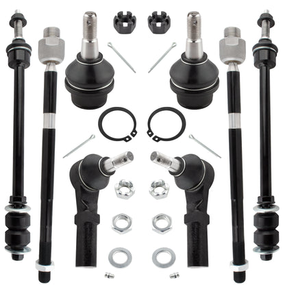 BOXI 8pc Front Ball Joints Sway Bars Tie Rods Fit for 2002 2003 2004 2005 Dodge Ram 1500