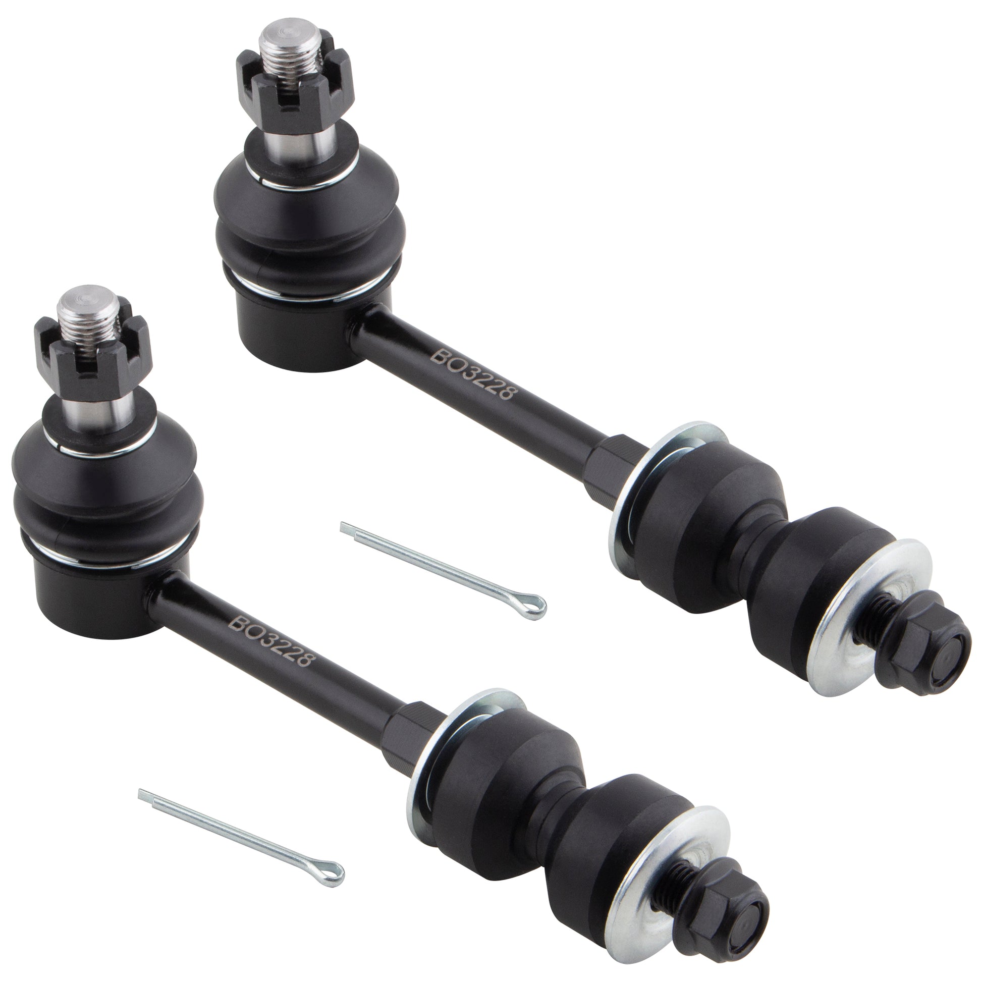 BOXI 3pc Front Stabilizer Bar Links Track Bar Kit Fits for Dodge Ram 1500 — product photo 3