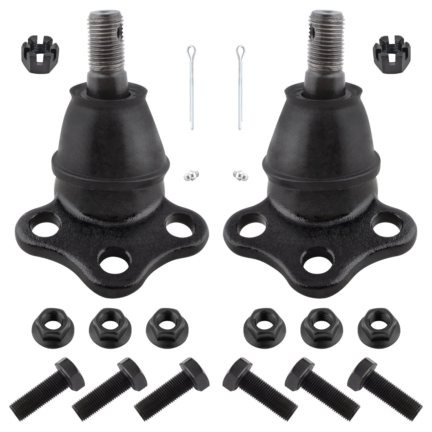 BOXI 6pc Front Tie Rod Ends Ball Joints Fit for Dodge Dakota 2000-2004 4WD — product photo 3