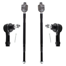 BOXI 4pc Front Inner & Outer Tie Rods Fits for Dodge Colt for Plymouth Colt 1993-1994
