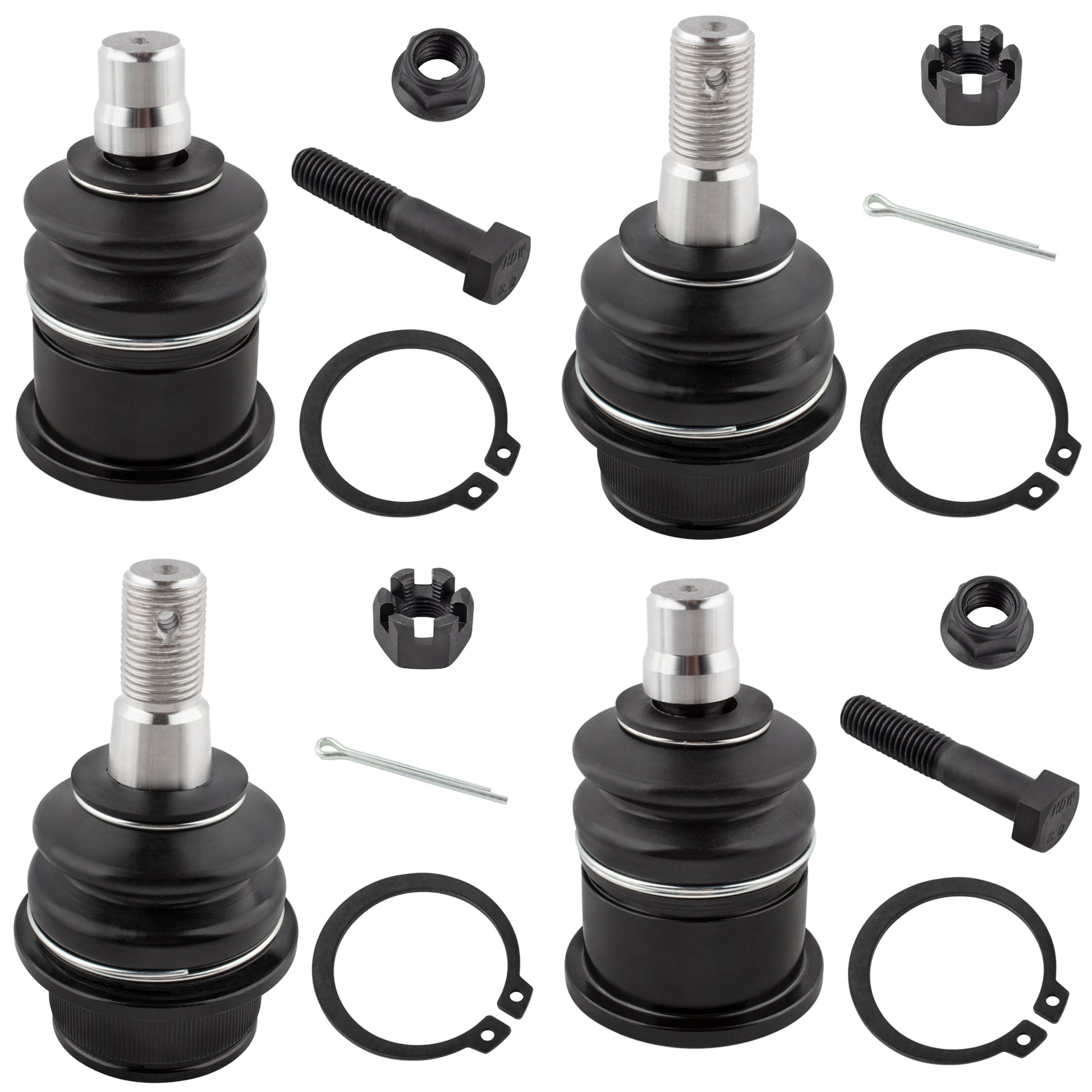 BOXI 4pcs Front Upper & Lower Ball Joints Fit for Ford Explorer Explorer Sport Trac Ranger 1995-2005